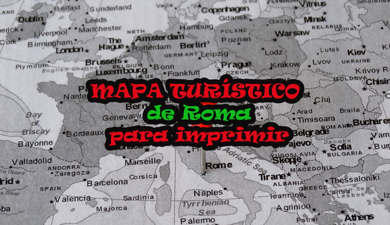 Mapa Turístico De Roma Para Imprimir Viajar Itália